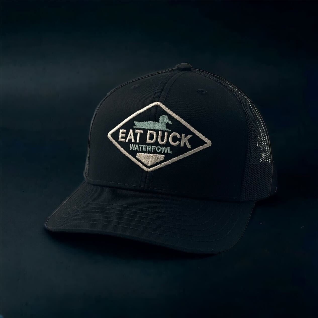 Nebraska Eat Duck Hat - Animal Baseball Headwear, Embroidered Design Durable Hat - Duck Bird Icon Hat Snapback Black Hat, Duckie Lover Gift